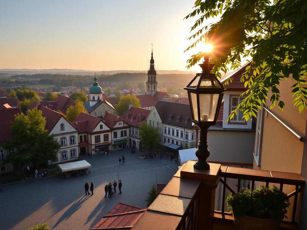 Majówka w Żyrardowie - widok na zabytkową architekturę fabryczną miasta